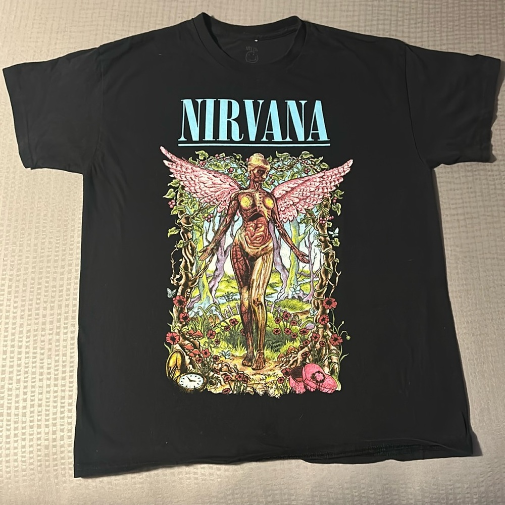 Nirvana In Utero band tee